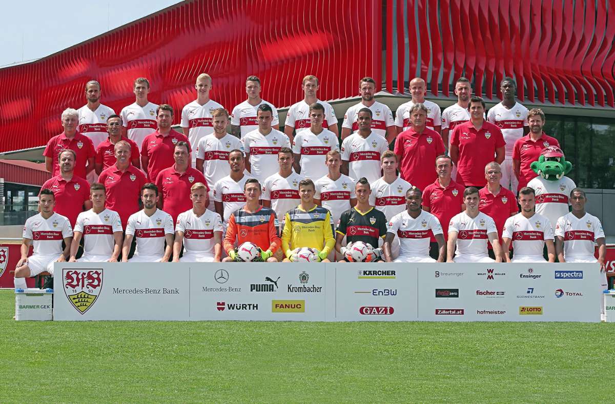 Nix war’s mit dem Klassenverbleib: Das VfB-Team von 2015/2016 ist abgestiegen.