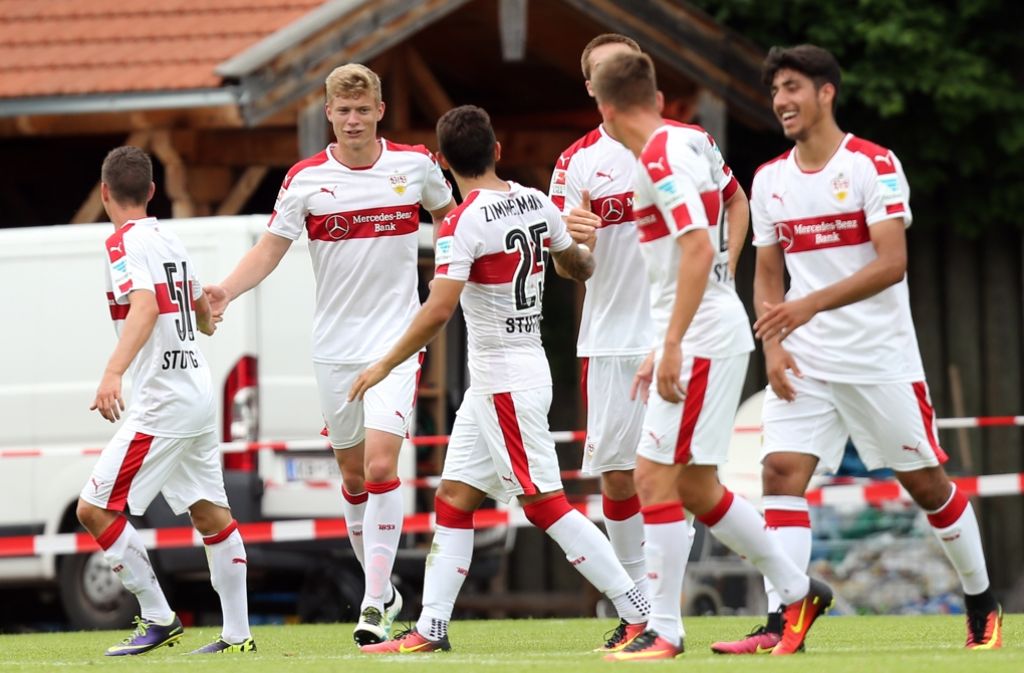 Diese Nachwuchstalente könnten beim VfB Stuttgart zukünftig eine größere Rolle spielen.