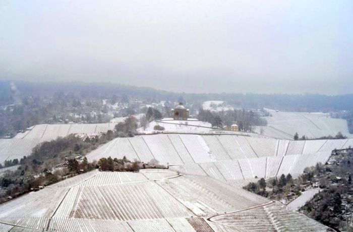 Schnee in Stuttgart: Landeshauptstadt  im Winterkleid