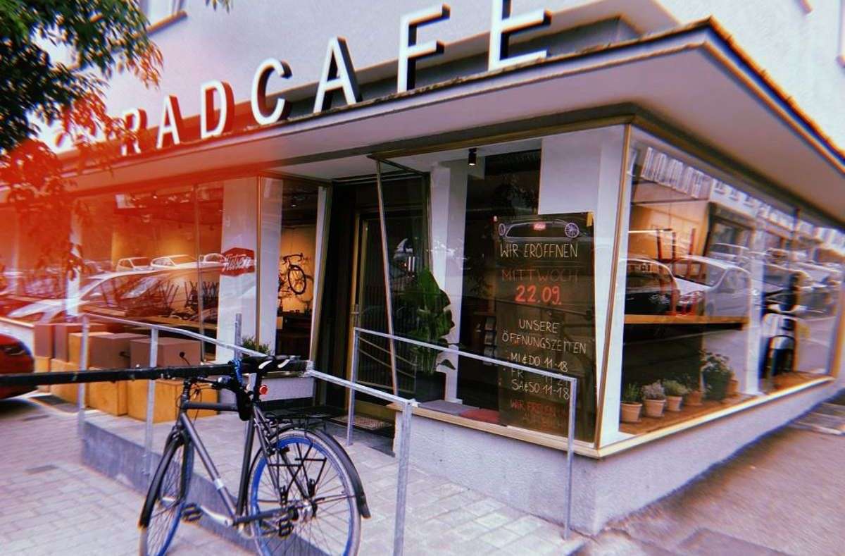 Mit dem Fietsen im Stuttgarter Westen eröffnete in diesem Jahr das erste Fahrrad-Café der Stadt.