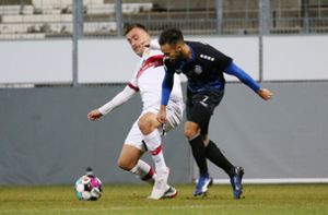 Philipp Förster rettet dem VfB II einen Punkt