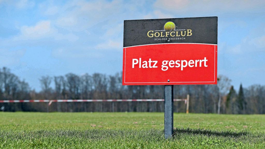 Weiter kein Golf und Tennis in Baden-Württemberg: Die  Einzelsportler im Südwesten müssen sich gedulden