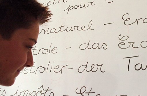 Die deutsche Sprache wird in Frankreich gelernt – auch, weil immer mehr Firmen deutsches Vokabular in ihre Werbung einbauen. Foto: dpa