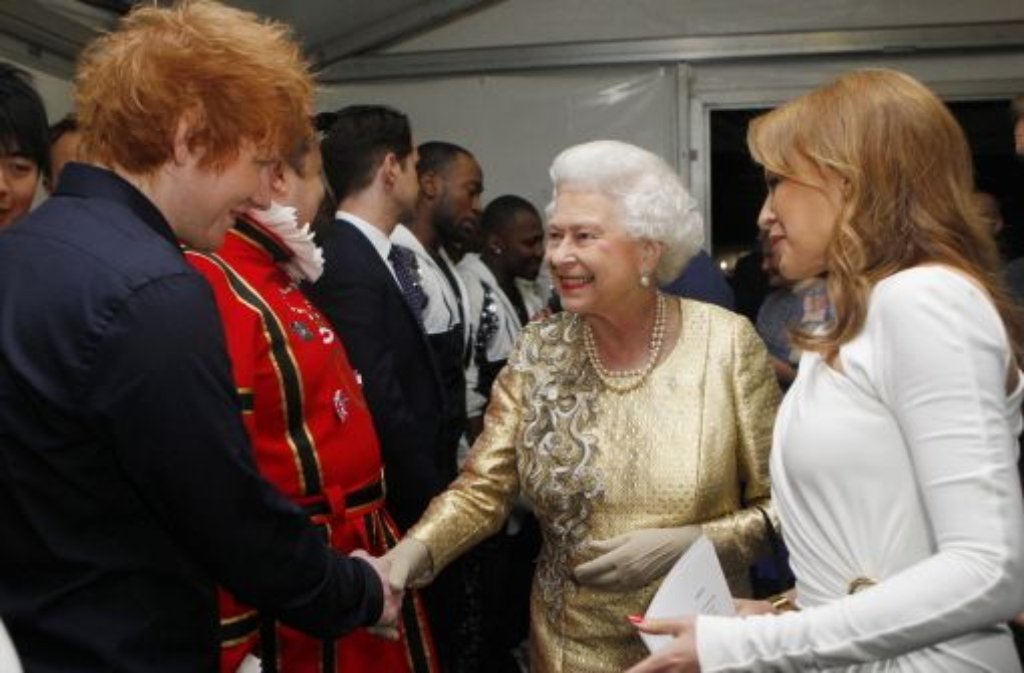 Ed Sheeran, die Queen und Kylie Minogue
