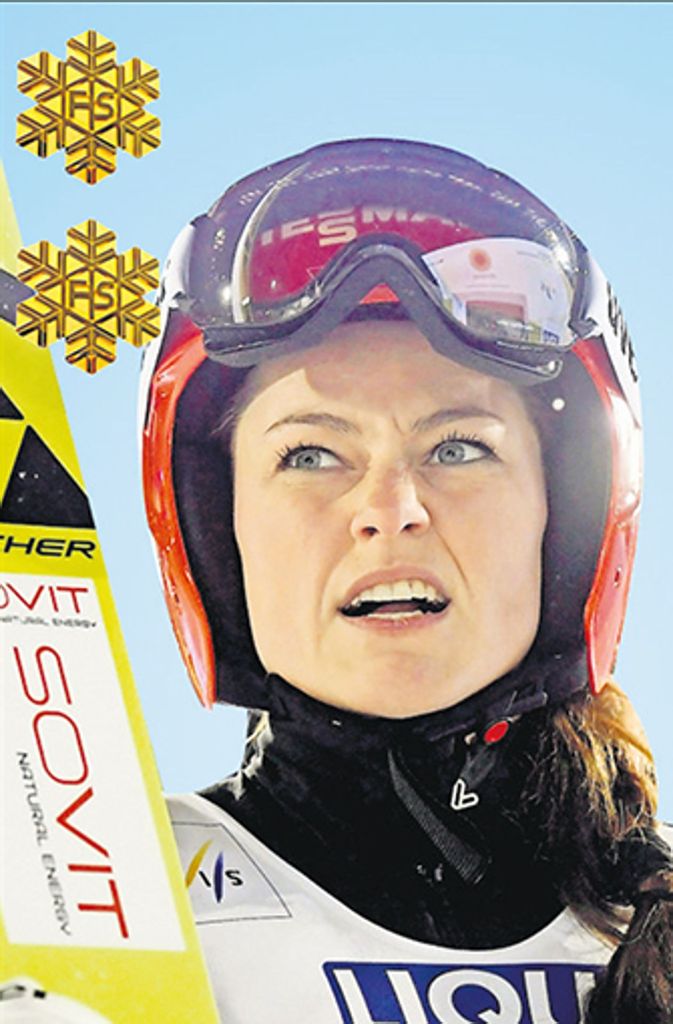 Zwei Medaillen: Skispringerin Carina Vogt