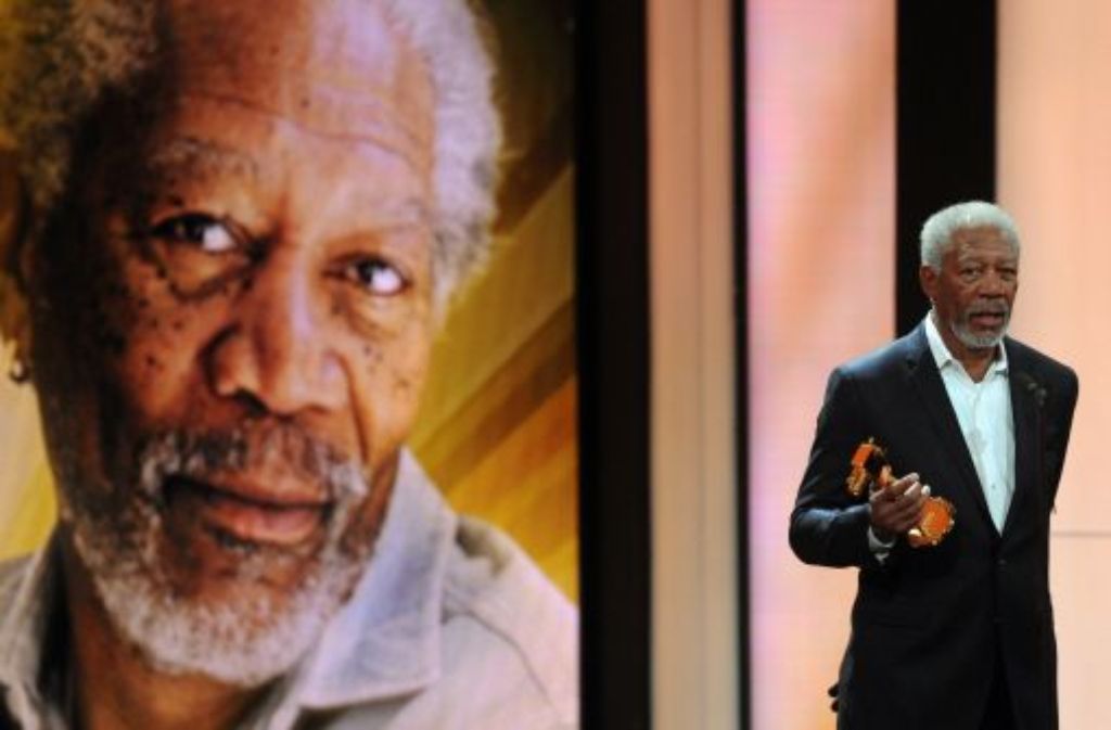 ... und Morgan Freeman ab. Beide erhielten eine goldene Kamera für ihre gesamten schauspielerischen Leistungen.