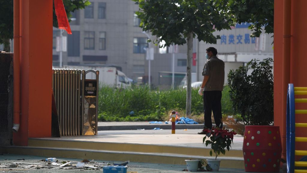 China: Explosion vor Kindergarten durch Bombe verursacht