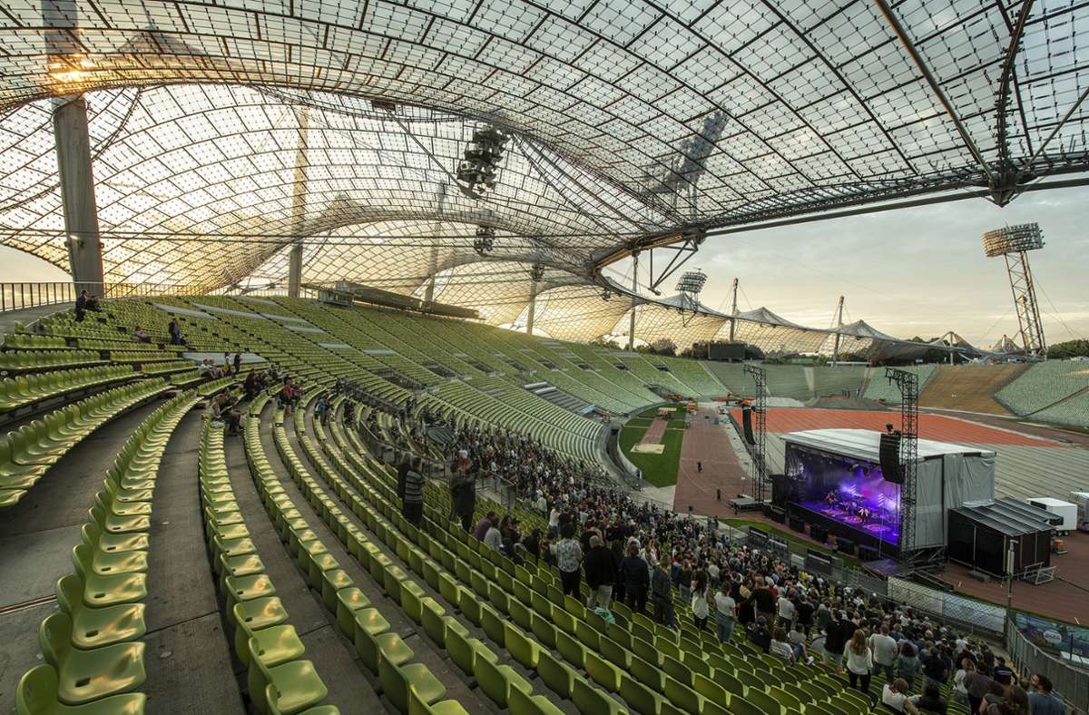 WiebuschBosseUhlmann, Sommerbühne im Olympiastadion München am 9. August 2021