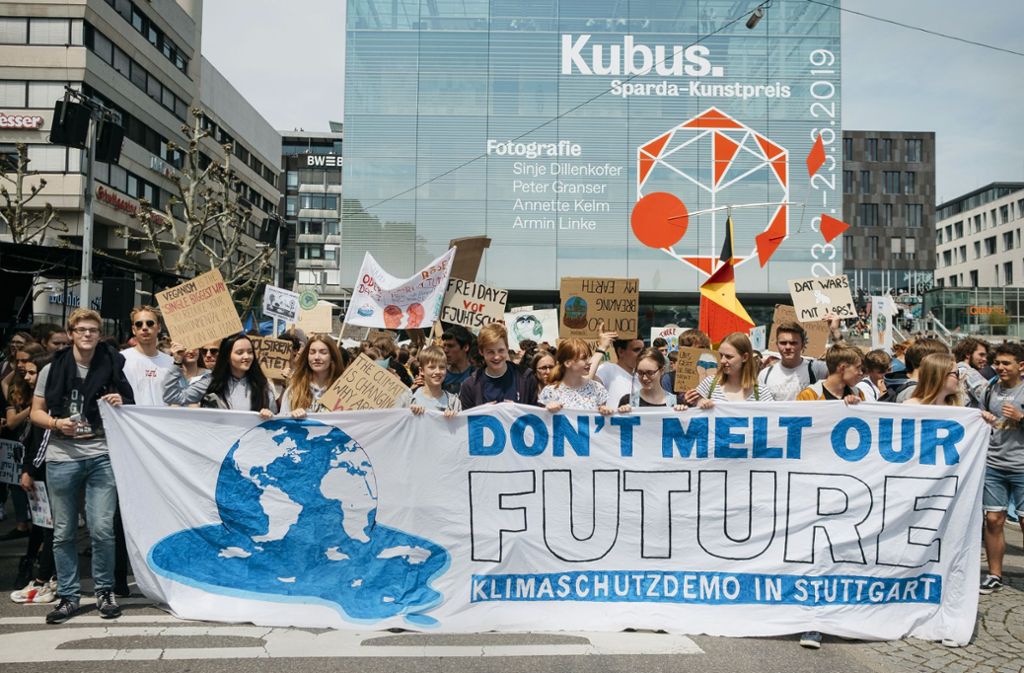 5000 Teilnehmer zählte eine der Klimademos im Mai in Stuttgart, in Freiburg waren es mitunter sogar 10 000.
