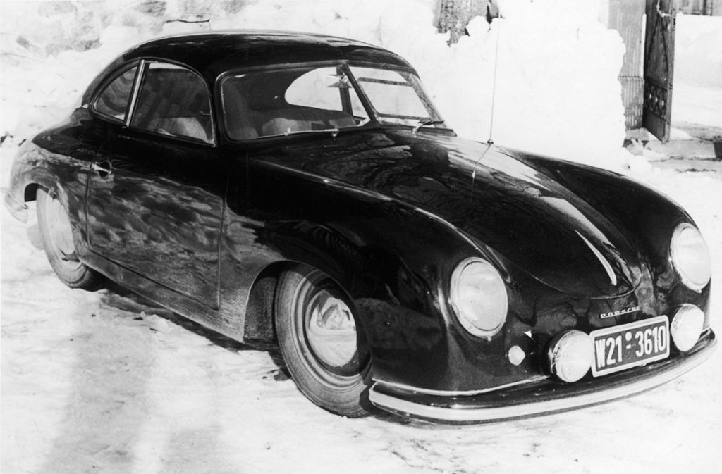 Ab März 1950 entstehen in Stuttgart-Zuffenhausen die ersten Porsche-Sportwagen nach der Rückkehr des Betriebs.