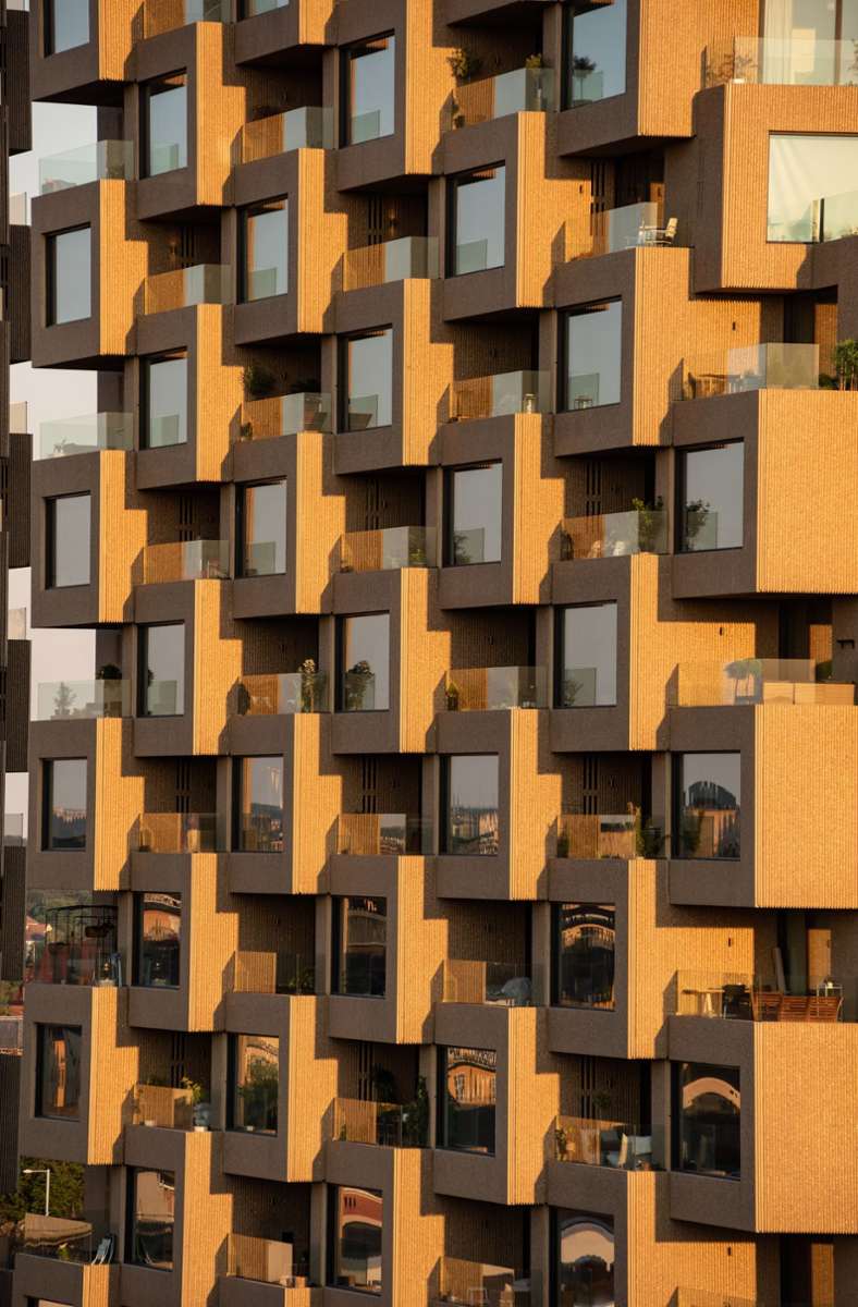 Die Doppeltürme Norra Tornen in Stockholm, Sieger beim Internationalen Hochhauspreis