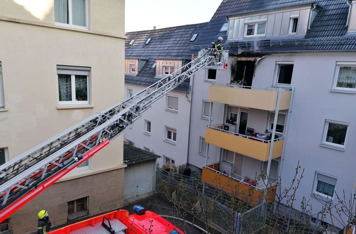 Im Stuttgarter Süden ist in einer Wohnung ein Brand ausgebrochen.