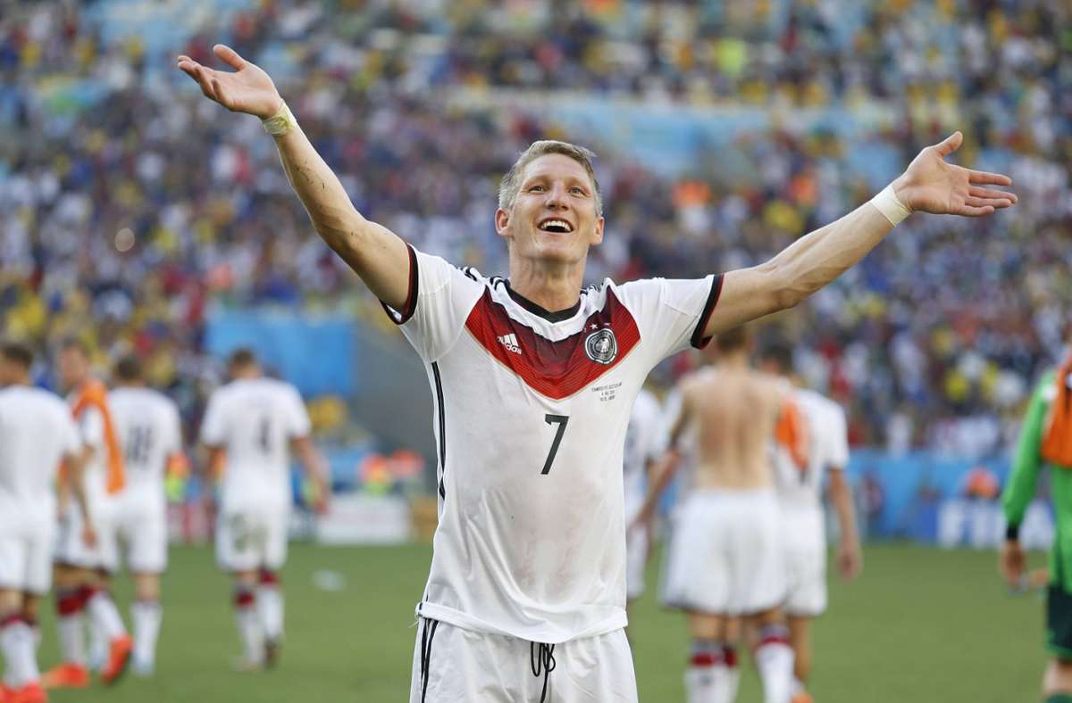Bei der WM 2014 in Brasilien trifft die deutsche Mannschaft mit Bastian Schweinsteiger im Viertelfinale in Rio de Janeiro auf die Franzosen.
