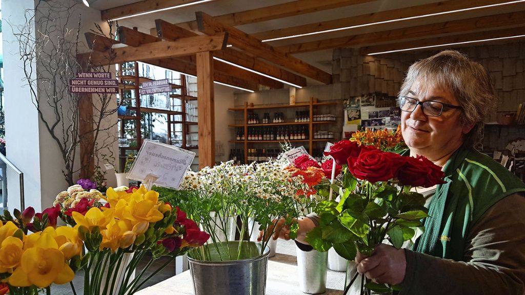Floristin aus Stuttgart-Möhringen: „Der Valentinstag ist für uns Stress pur“