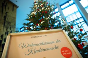 Weihnachtsaktion in Stuttgart: 600 Kinderwünsche sind noch offen