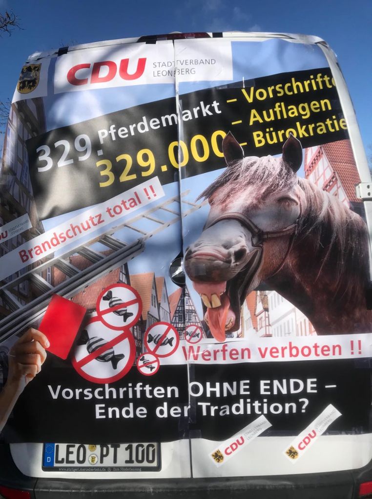 Die CDU protestiert gegen zu viele Vorschriften.