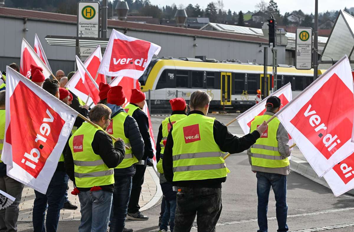 Streik Bahn Baden Wurttemberg