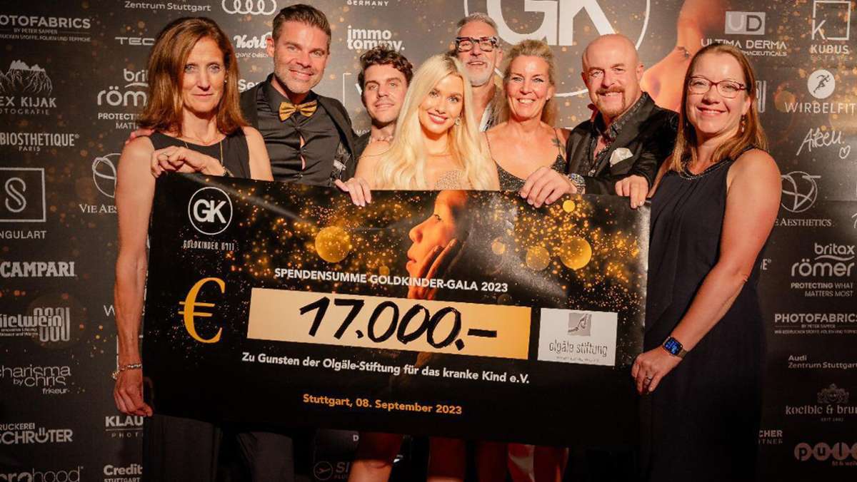 Spendengala in Stuttgart: Goldkinder-Initiative sammelt für die Olgäle-Stiftung