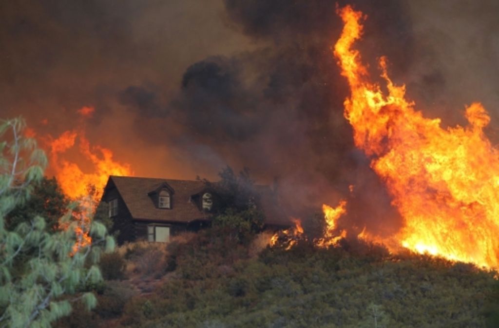 In Kalifornien wüten Buschbrände.