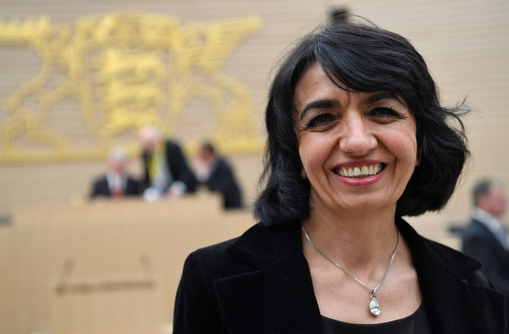 Die Grünen-Abgeordnete Muhterem Aras wurde zur neuen Landtagspräsidentin gewählt. Foto: dpa