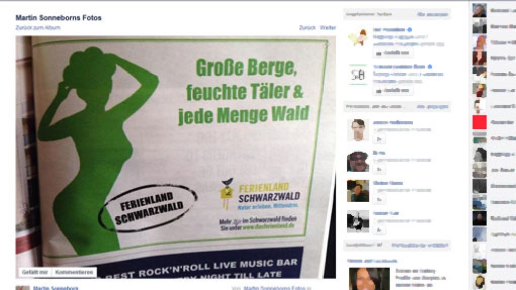 Schluss mit schlüpfrig: Schwarzwald-Anzeige ruft Werberat auf den Plan