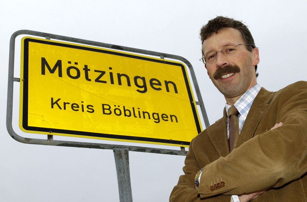 Vor seiner Wahl zum Herrenberger OB war Thomas Sprißler Bürgermeister in Mötzingen. Das Foto stammt aus 2005.