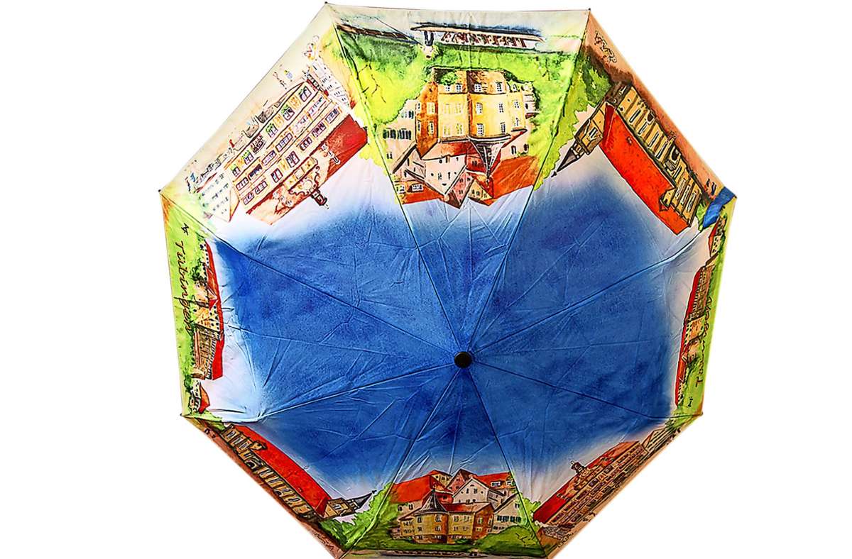 Regenschirm aus Tübingen