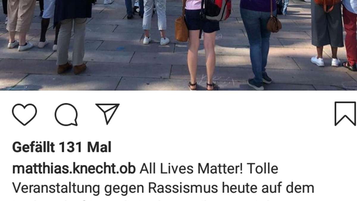Nach Posting zu Demo in Ludwigsburg: Knecht eckt bei der Internetgemeinde an
