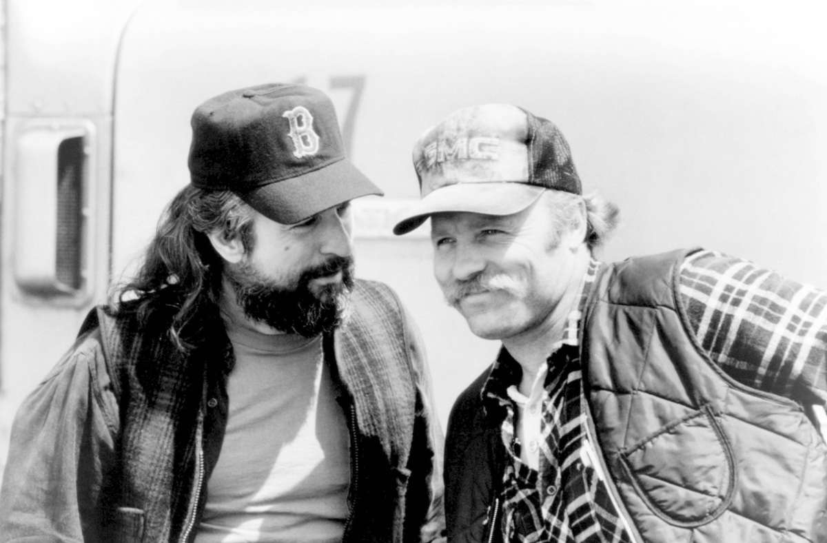 Robert De Niro (links) und Ed Harris in „Jackknife“ (1989)