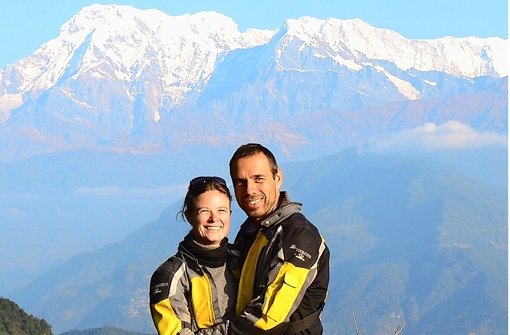 Heike und Filippo Fania haben auch den Himalaja bezwungen. Foto: Privat