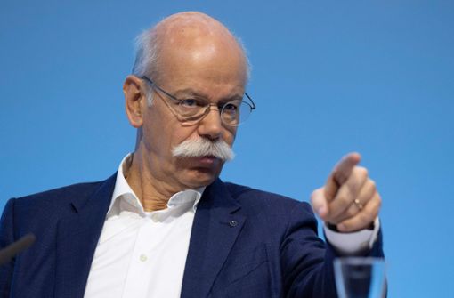 Daimler-Chef Dieter Zetsche hinterlässt für seinen Nachfolger viele offene Fragen. Foto: AFP