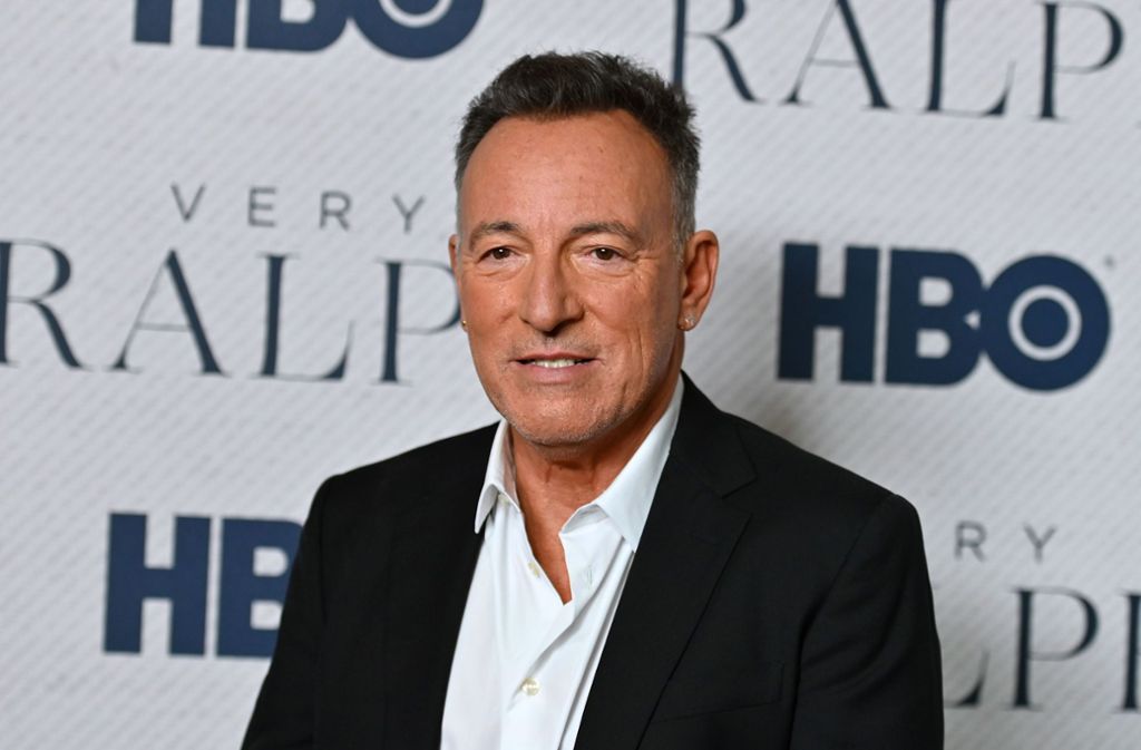 Auch Sänger Bruce Springsteen ließ sich die Veranstaltung nicht entgehen.