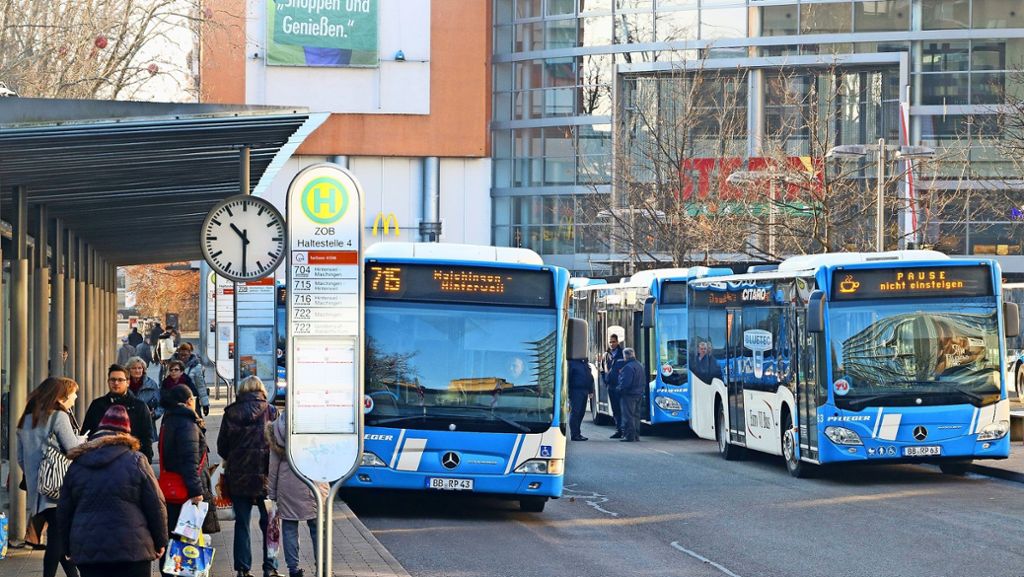 Sindelfingen/Böblingen: Mehr Busse, vor allem am Sonntag