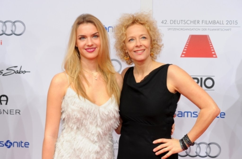 Die Schauspielerin Katja Riemann (rechts) und ihre Tochter Paula.