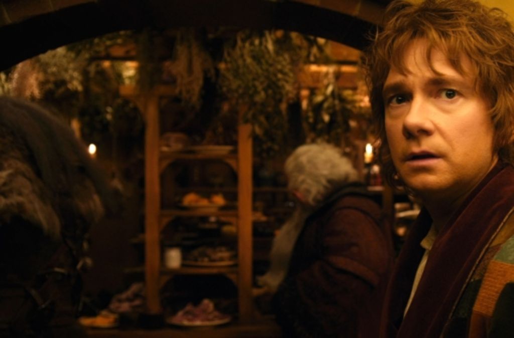 Der Hobbit Bilbo staunt – weitere Eindrücke vom Film in der Fotostrecke.