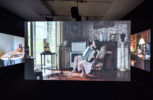 Derzeit im Kunstmuseum: Kjartanssons Video  „The Visitors“ Foto: Gerald Ulmann