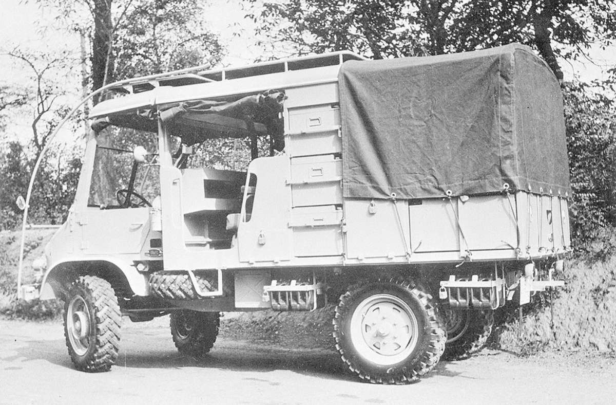 Ein Expeditionsfahrzeug aus dem Jahr 1958