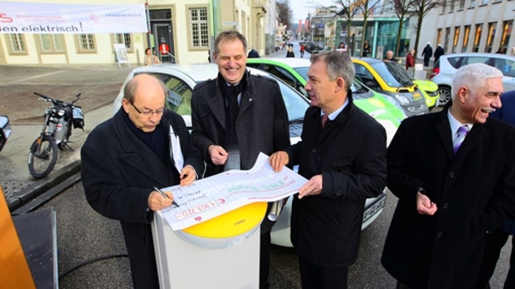 Fördergeld für Elektromobilität: Stauferland steht unter Strom
