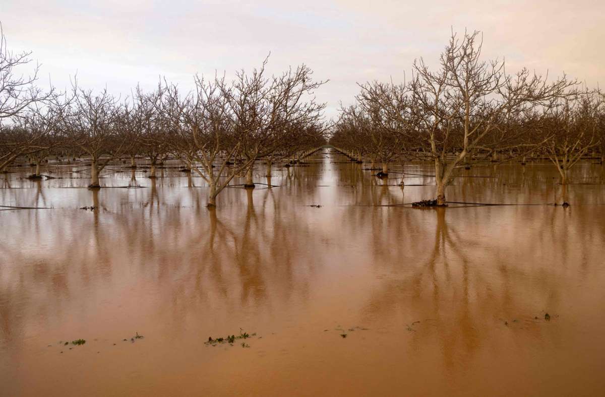 In Gilory kam es deshalb zu Überschwemmungen
