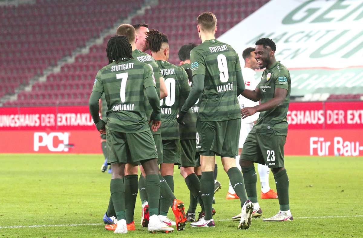 Der VfB Stuttgart hat einen überzeugenden Auswärtssieg gefeiert. Foto: Pressefoto Baumann