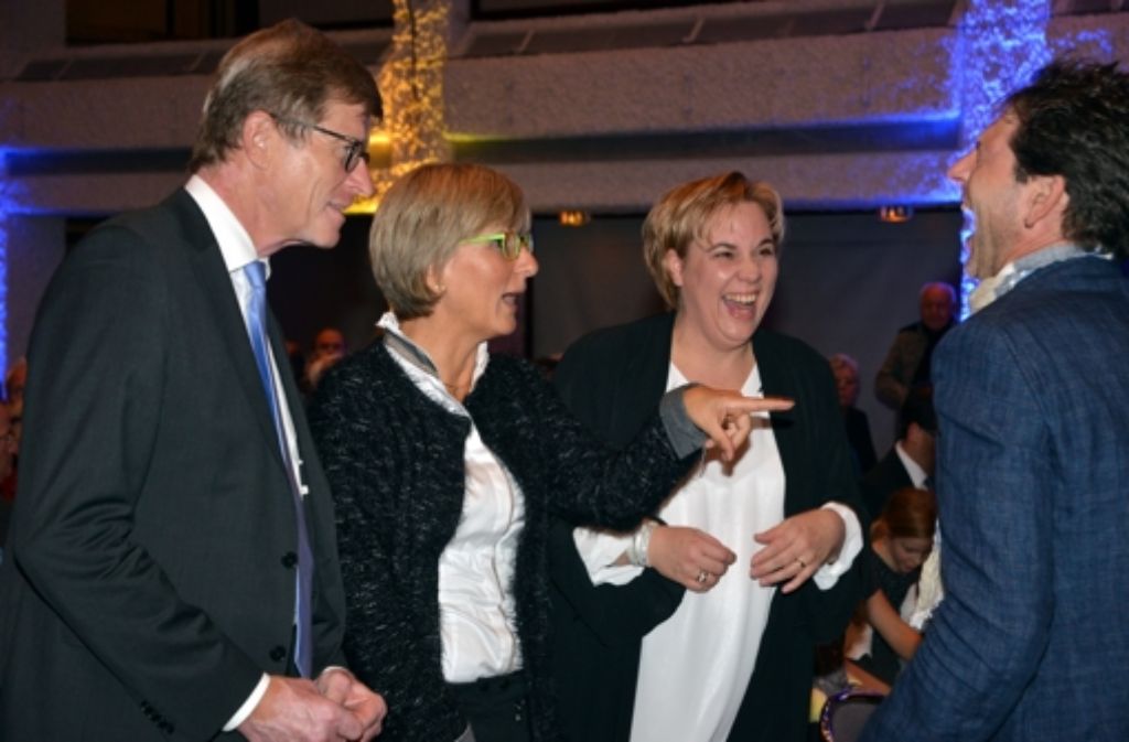 Eckart Fricke, Ilona Koch, Claudia Zöllmer und Jürgen Kemmner (v.l.) haben viel Spaß.