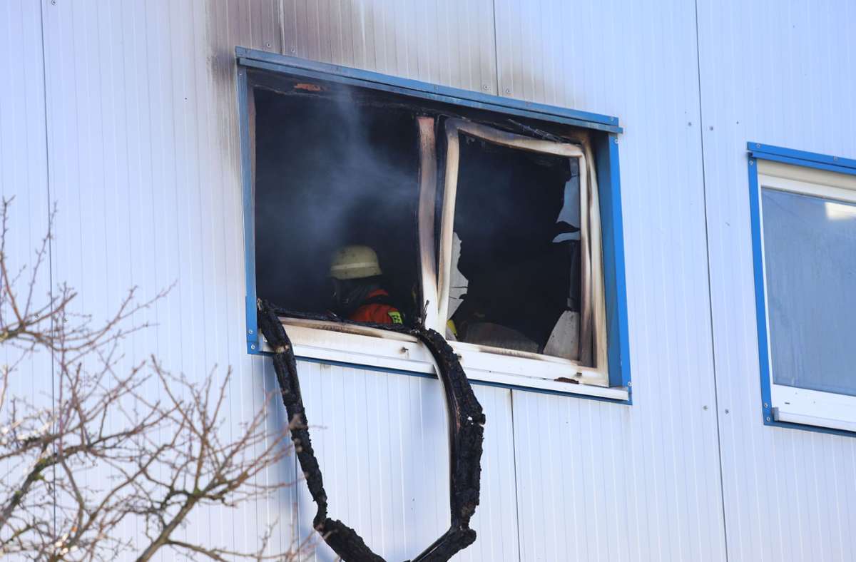 Bei dem Brand in einer Firma in Kohlberg wurde niemand verletzt.