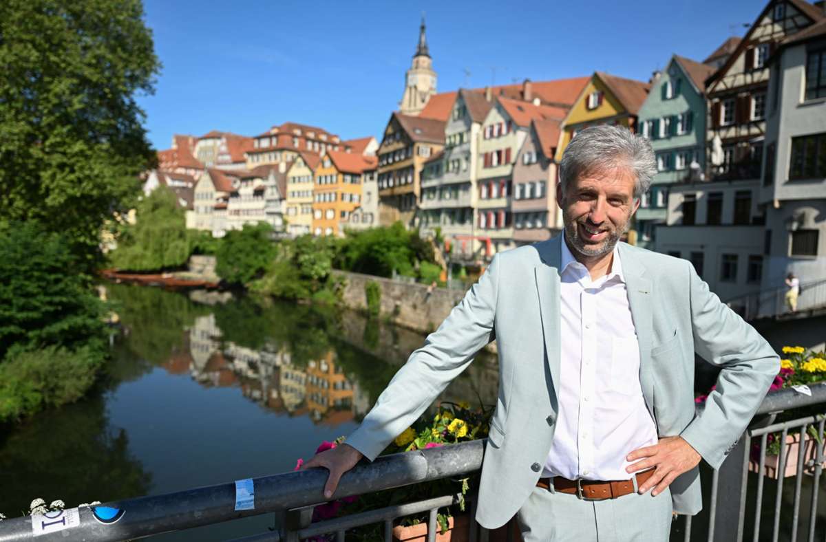 Boris Palmer will OB in Tübingen bleiben. Foto: dpa/Bernd Weißbrod
