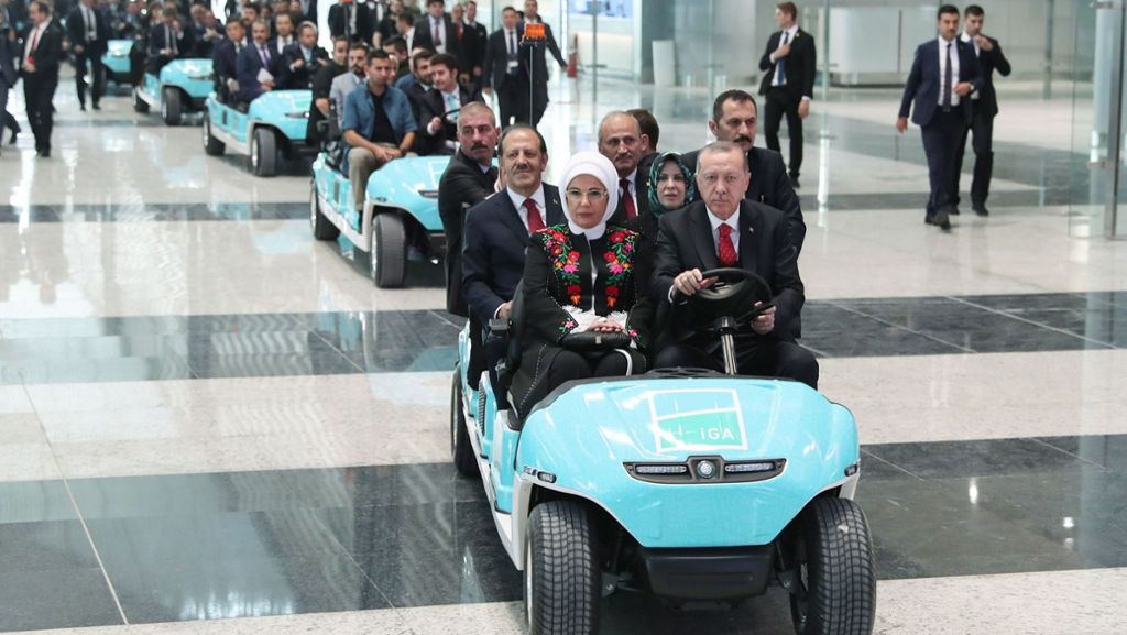 Istanbuls neuer Flughafen: Am Bosporus setzt sich Erdogan ein Denkmal