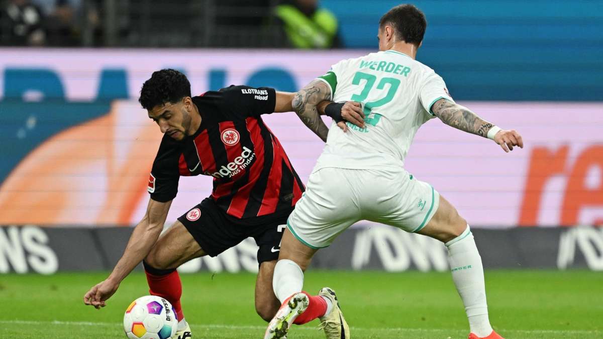 28. Spieltag: Eintracht patzt erneut: Nur 1:1 gegen Krisenclub Bremen