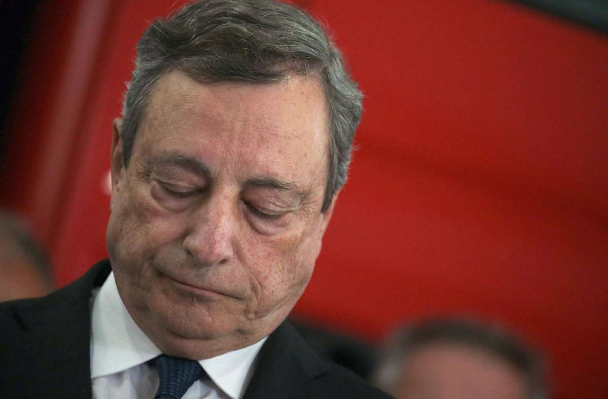Regierungschef Mario Draghi steht an einem Scheideweg seiner Karriere. Foto: AFP/Pierre Teyssot