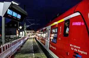 S-Bahn hält nichtin Feuerbach