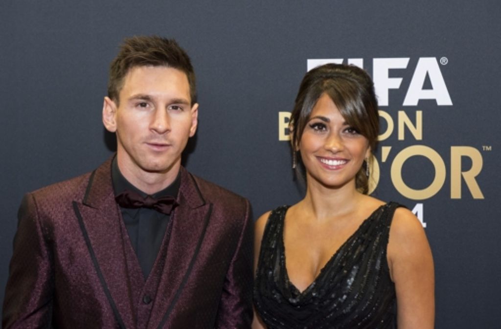 Lionel Messi und seine Partnerin Antonella Roccuzzo.