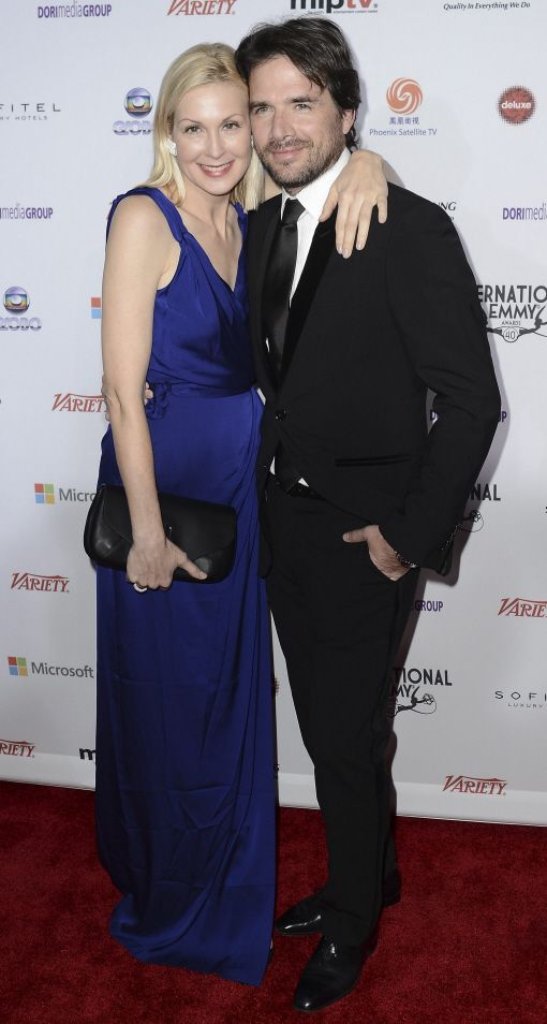Die Schauspieler Kelly Rutherford (links) und Matthew Settle von der US-Serie "Gossip Girl".