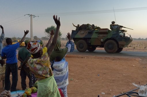 Viele Menschen in Mali sind froh über den Einsatz der französischen Truppen. Foto: AFP